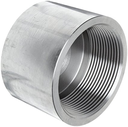 Stainless Steel 316 Pipe Fitting, Cap, Class 1000, 1/2" NPT Female