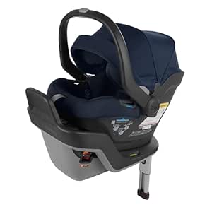 UPPAbaby Mesa Max Infant Car Seat/Base with Load Leg and Robust Infant Insert Included/Innovative Safety Features   Simple Installation/Direct Stroller Attachment/Noa (Navy Mélange)