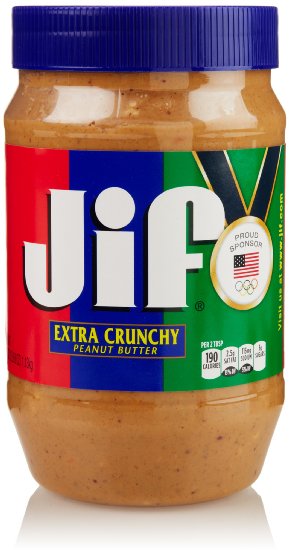 Jif Extra Crunchy Peanut Butter, 40 Oz