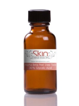 Skin Obsession 30 Glycolic Acid Chemical Peel for home use treats Acne Scars Sun Damage and Fine Lines