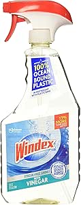 Windex Glass Cleaner Spray Bottle, Vinegar, 26 Fl Ounce