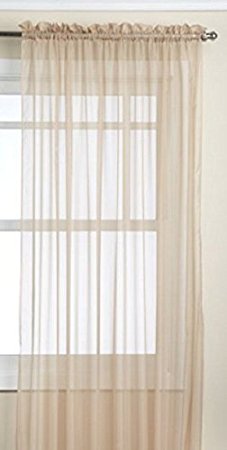 Lorraine Home Fashions Reverie 60-inch x 63-inch Tailored Panel, Eggshell