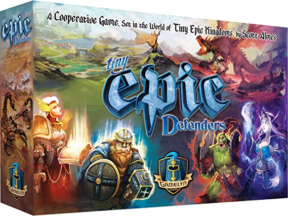 Gamelyn Games Tiny Epic Defenders 2nd Edition Multiplayer Strategy Board Game for Adults, Teens, and Family
