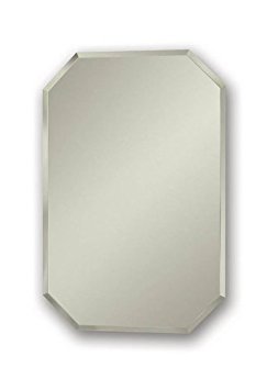 Jensen 1454 Mirage Octagonal Frameless Medicine Cabinet with Beveled Mirror