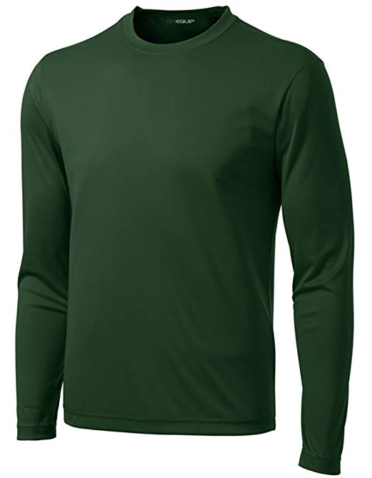 DRI-Equip Long Sleeve Moisture Wicking Athletic Shirts