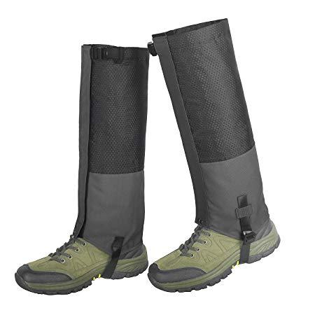 Unigear Leg Gaiters Waterproof Snow Boot Gaiters 600D Anti-Tear Oxford Fabric for Outdoor Hiking Walking Hunting Climbing Mountain