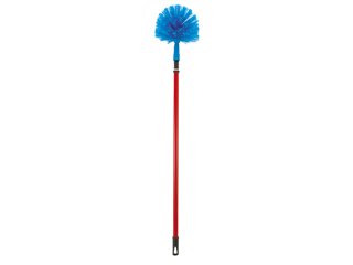 Elliott's Domed Cobweb Broom with Extending Handle (Colours May Vary)