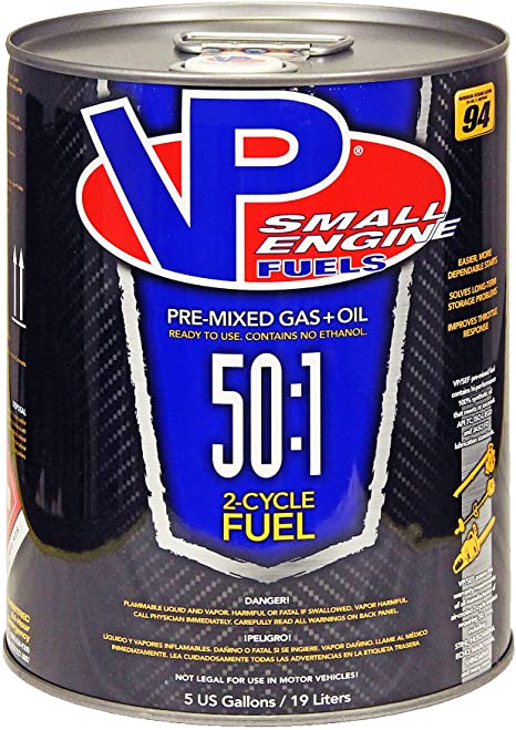 VP Racing Fuels Ethanol-Free JASO-FD 50:1 2-Cycle Small Engine Fuel - 5 gal