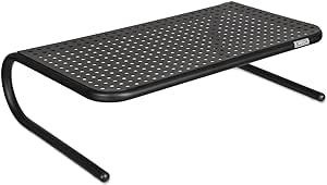 Allsop Metal Art Monitor Stand, 19" X 12.5" X 5.25", Black, Supports 30 Lbs