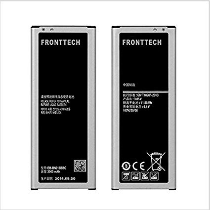 FrontTech 3220mAh OEM Battery Charger for Samsung Galaxy Note 4 SM-N910 N910A N910P (Select 6 Chooses Below) (2batteries)