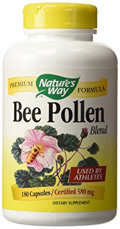 Nature's Way Bee Pollen Blend 580 mg Caps, 180 ct
