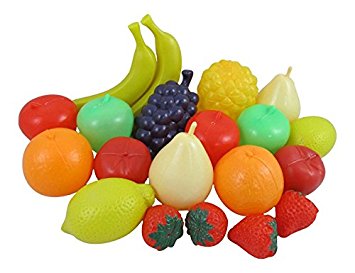 Liberty Imports Life Sized Bag of Fruits Play Food Playset for Kids