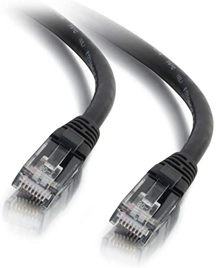 C2G 27159 Cat6 Cable - Snagless Unshielded Ethernet Network Patch Cable, Black (150 Feet, 45.72 Meters)