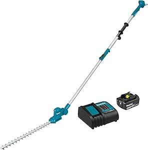 Makita, XNU05SM1, 18V, LXT®, Lithium-Ion, Cordless, 18", Telescoping, Articulating, Pole, Hedge, Trimmer, Kit, (4.0Ah)