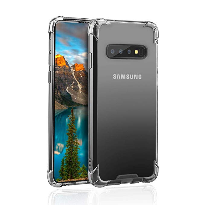 Besiva Phone Case Compatible Samsung Galaxy S10, Slim Fit Premium Hybrid Shock Absorbing & Scratch Resistant TPU Bumper Clear Case Cover Compatible Samsung Galaxy S10,w2