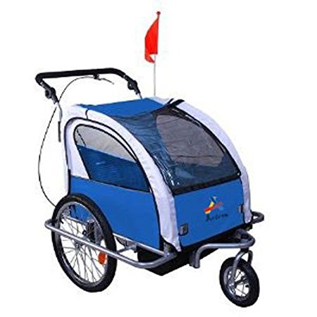 Aosom Elite II 3in1 Double Child Bike Trailer