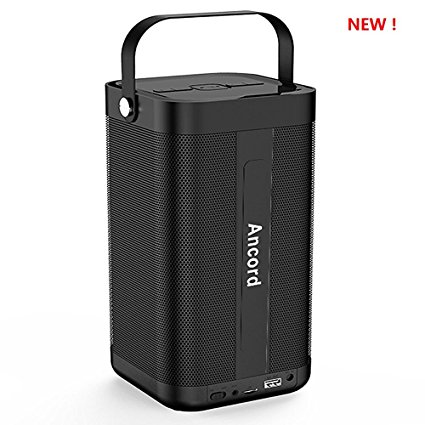 Ancord Portable Bluetooth Speakers For Music Fans Black