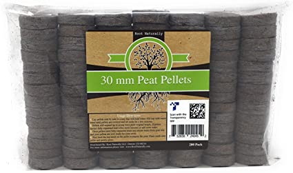 Root Naturally 30mm Peat Pellets - 200 Count