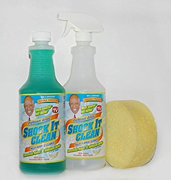 Professor Amos' Shock It Clean [All Purpose] [Concentrate Cleaner] [Stain Remover] [Carpet Cleaner] [Indoor and Outdoor] Kit