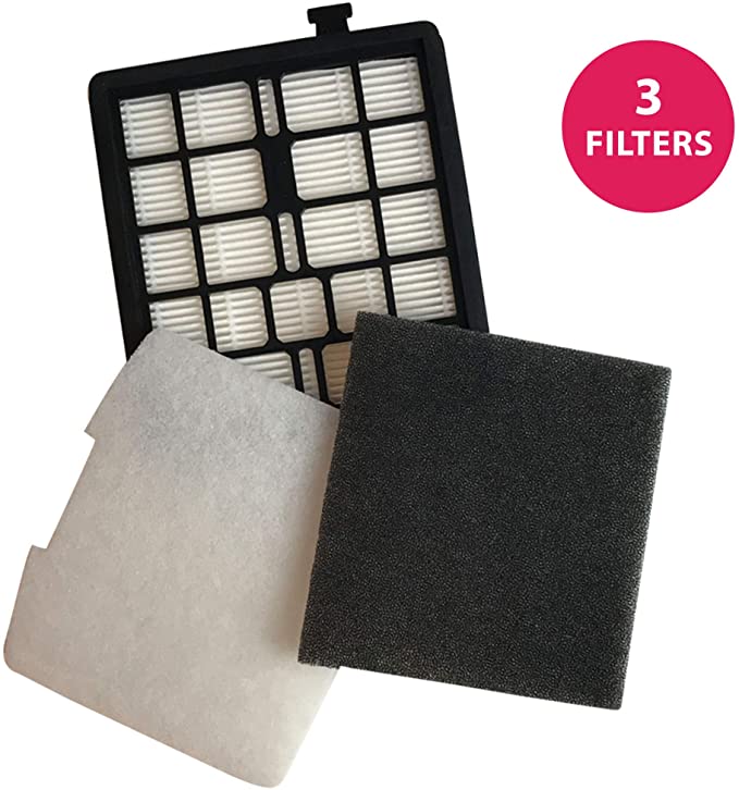 Think Crucial Replacement for Dirt Devil Style F45 HEPA Style Filter, Foam Pre-Filter, Exhaust Filter, Compatible with Part # 2KQ0107000, 2KQ0104000 1KQ0106000