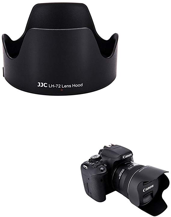 JJC Reversible Dedicated Lens Hood Shade for Canon EF 35mm f/2 is USM Lens, Canon EW-72 Lens Hood Replacement