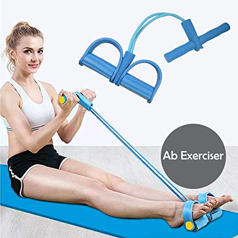 Wazdorf Pull Reducer, Waist Reducer Body Shaper Trimmer for Reducing Your Waistline and Burn Off Extra Calories, Arm Exercise, Tummy Fat Burner, Body Building Training, Toning Tube (Multi Color)