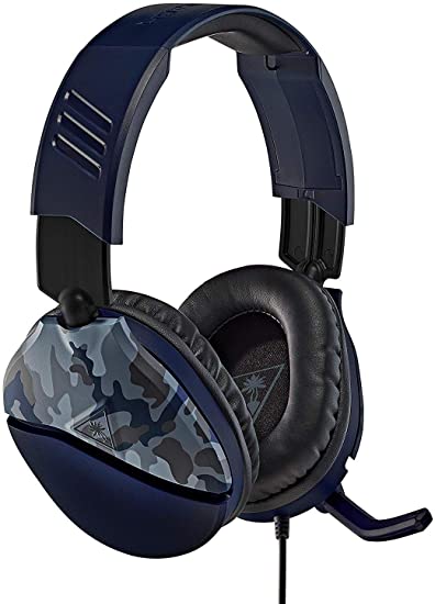 Turtle Beach Recon 70 Blue Camo Gaming Headset - PS4, Xbox One, Nintendo Switch and PC