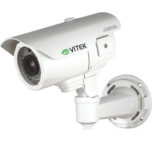 Vitek CCTV VTC-IRE70/650 700TVL Infrared Bullet Camera with 300' Range 6-50mm OSD, External Zoom/Focus Control, Highlight Masking, Waterproof - IP68