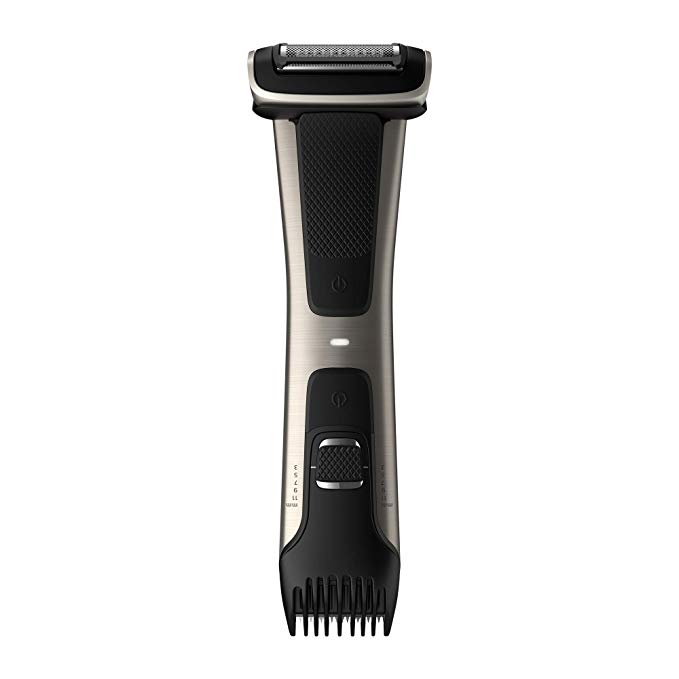 Philips Norelco Bodygroom Series 7000, Showerproof Dual-sided Body Trimmer and Shaver for Men, BG7030/49