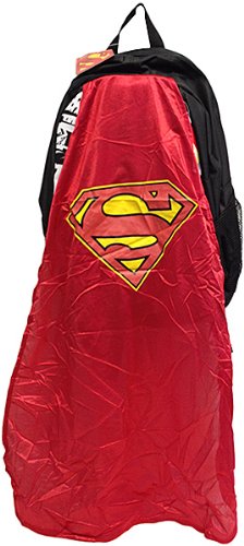 Superman Black and White Cape Backpack