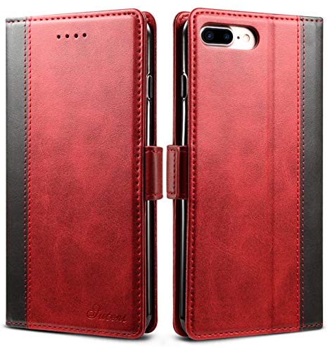 SINIANL iPhone 6 6S 7 8 X Plus Samsung Galaxy S9 Leather Wallet Case Flip Cover