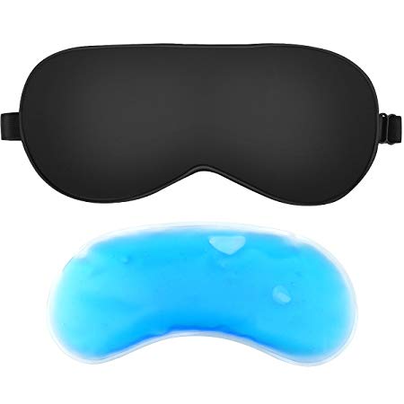 Color You  Sleep Mask Eye Mask, Gel Eye Mask for Sleeping, Cool / Warm Therapy, Cooling Eye Mask Warm Eye Mask  with Adjustable Strap, Perfect for Blepharitis, Puffy Eyes & Dark Circles