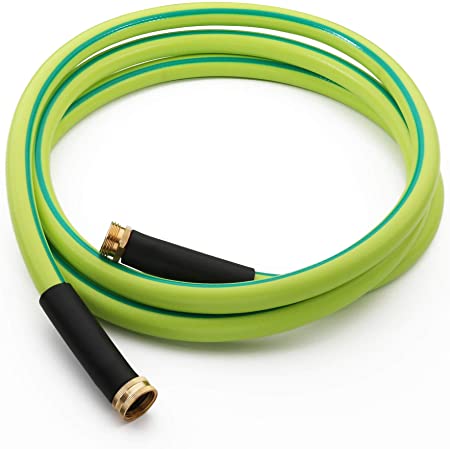 Atlantic Premium Hybrid Garden Hose 5/8 in. x 12 FT. Working Under -4°F, Light Weight and Coils Easily, Kink Resistant,Abrasion Resistant, Extreme All Weather Flexibility (12FT)