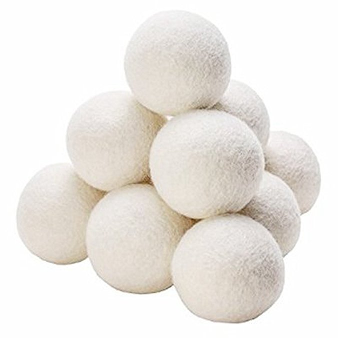 Mintbon Organic Eco Wool Dryer Balls,6 Pack New Zealand Wool Dryer Balls Pure Organic Natural Softener Household,100% Handmade, Fair Trade, Organic, No Lint - Premium Quality