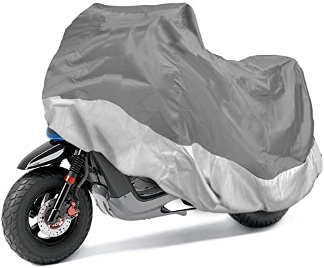 Motor Trend WeatherWear 1-Poly Layer Water Resistant Motorcycle Cover (S) 72" x 35" x 47"