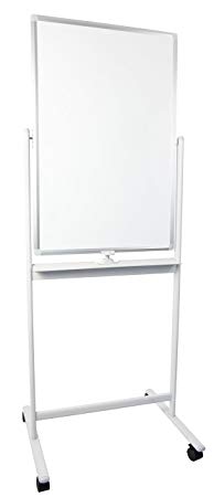 VIVO Mobile Dry Erase Board 24" x 36" Double Sided Magnetic Whiteboard Aluminum Frame Stand (CART-WB24A)