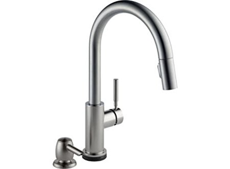 delta trask 19933t-spsd-dst touch kitchen faucet