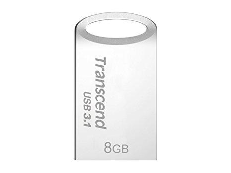 Transcend JetFlash 710S 8 GB USB 3.0 Metallic Flash Drive
