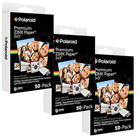 Polaroid 2x3 inch Premium ZINK Photo Paper (150 Sheets) - Compatible