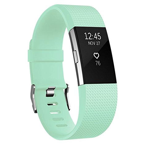 Vancle Fitbit Charge 2 Bands, Classic Edition Adjustable Comfortable Replacement Strap for Fit bit Charge 2 (No Tracker)