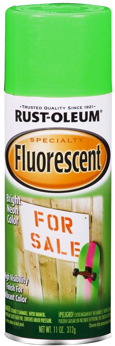 Rust-Oleum 1932830 Spray Paint, 11-Ounce, Fluor Green