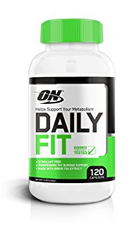 Optimum Nutrition Daily Fit Stimulant-Free Fat Burner, 120 Count