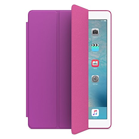 iPad Air Case Zover Ultra Slim Lightweight Smart-shell Stand Cover Case With Auto Wake / Sleep for Apple iPad Air 9.7 inch iOS Tablet Purple