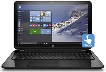 HP 15.6-Inch Flagship Touchscreen Laptop Computer, AMD Quad-Core A8-7410 Processor 2.2GHz CPU, 4GB RAM, 500GB Hard Drive, DVDRW, USB 3.0, HDMI, Webcam, Windows 10 (Certified Refurbishd)