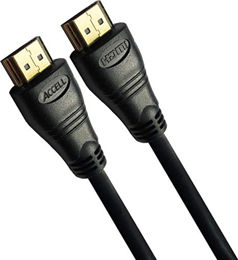 Accell 3-Pack of Essential High Speed HDMI Cables - 6 Feet - HDMI 2.0 Compliant for 4K UHD @60Hz, Ethernet