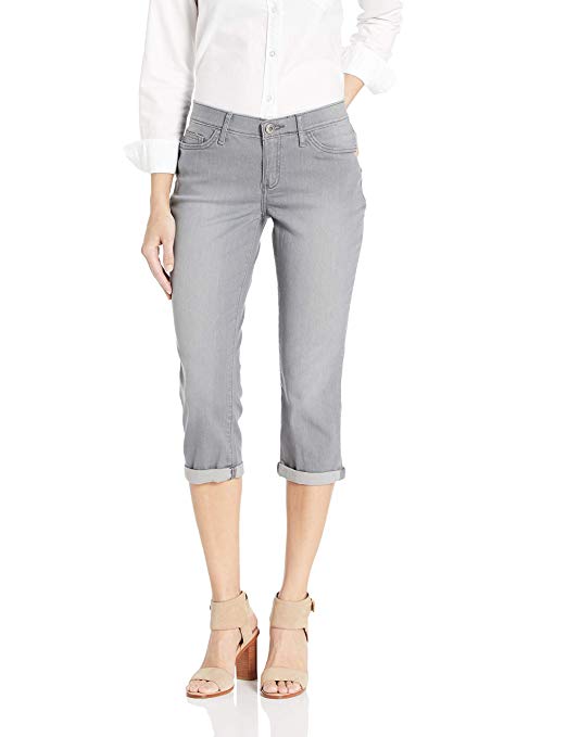 LEE Women's Flex Motion Regular Fit 5 Pocket Capri Jean