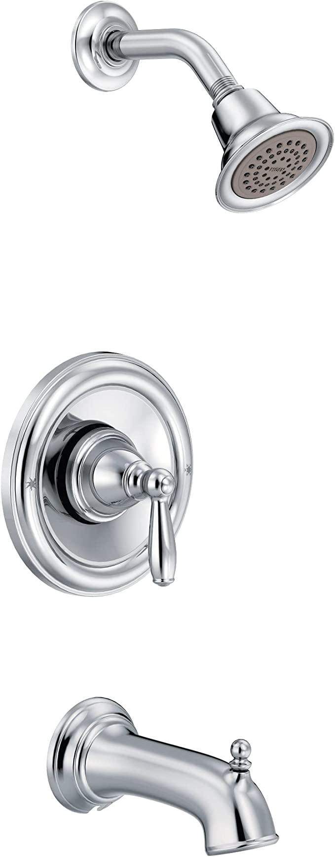 Moen T2153 Brantford Posi-Temp Tub and Shower Trim Kit Without Valve (Chrome)