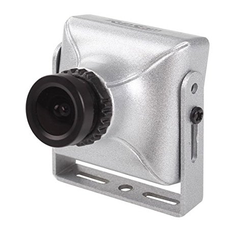 FPV Mini Case 600TVL Wide Voltage Onboard Camera SC2000 RunCam US-SKYPLUS-L28-R RC FPV Camera with Mag. Alloy Case and IR Blocked Filter for Quadcopter and Sailplane Silver