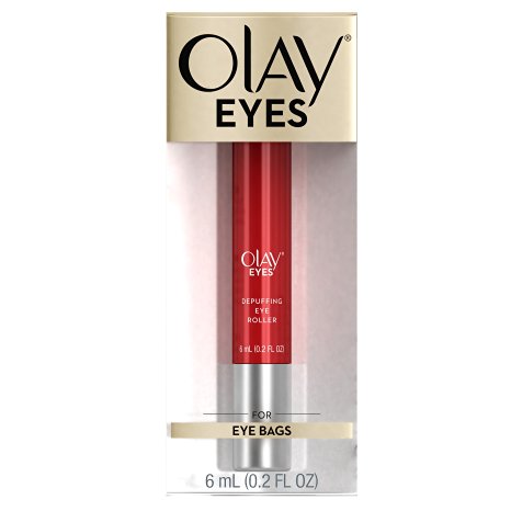 Olay Eyes Depuffing Eye Roller massages to Help Reduce Puffiness and Instantly Awaken Tired-Looking Eyes, 0.2 Fl Oz