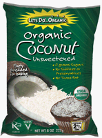 Let's Do.Organic Shredded Coconut, Food Service Size, 22-Pound Bag
